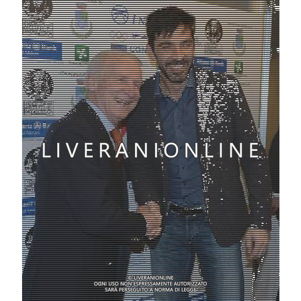Premio Gianni Brera Milano - 25.01.2016 Nella Foto:Buffon Gianluigi con Giovanni Trapattoni /Ph.Vitez-Ag. Aldo Liverani
