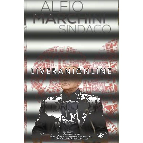 Silvio Berlusconi interviene ad una conferenza di Alfio Marchini - Roma 22.05.2016 - nella foto: / Ph. Corradetti - AGENZIA ALDO LIVERANI SAS