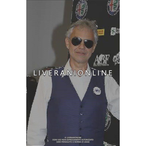 Arese ( MI ) 24/05/2015 Confernza stampa per l\'evento benefico \' Bocelli and Zanetti Night \' Nella foto: Andrea Bocelli PH Lauro Montagnini AG ALDO LIVERANI SAS