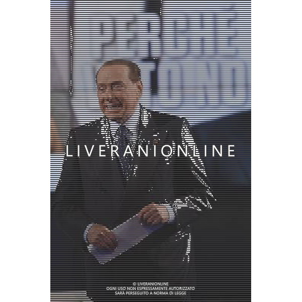 Trasmissione TV \' Porta a Porta \' Roma - 22.11.2016 - Studi RAI Teulada - nella foto: Silvio Berlusconi /Ph.Corradetti-Ag Aldo Liverani / AGENZIA ALDO LIVERANI SAS