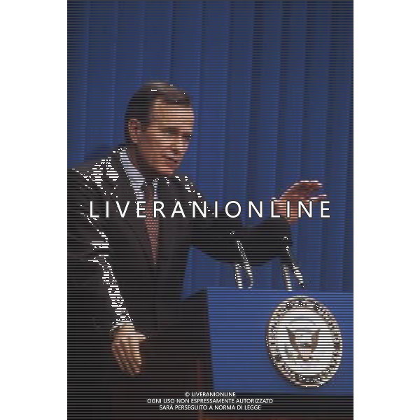 George Herbert Walker Bush Senior, politico statunitense, 41mo Presidente degli Stati Uniti d\'America dal 1989 al 1993 - Retrospettiva nella foto nel 1983 ©ARCHIVIO / AGENZIA ALDO LIVERANI SAS - ITALY ONLY EDITORIAL USE ONLY
