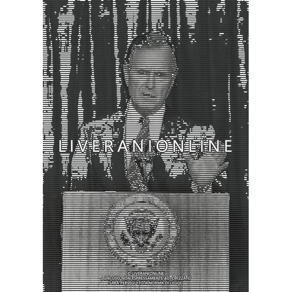 George Herbert Walker Bush Senior, politico statunitense, 41mo Presidente degli Stati Uniti d\'America dal 1989 al 1993 - Retrospettiva nella foto nel 1987 ©ARCHIVIO / AGENZIA ALDO LIVERANI SAS - ITALY ONLY EDITORIAL USE ONLY
