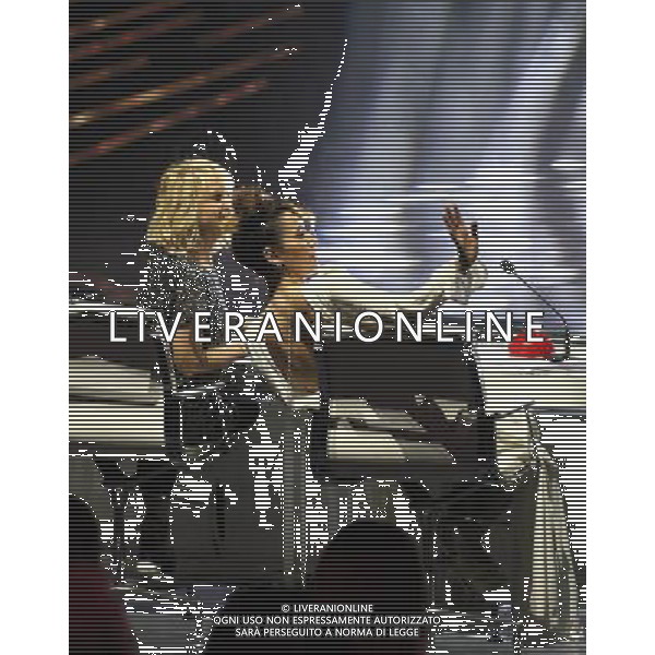 Milano ( MI ) 28/04/2017 Finale Live di ITALIA\'S GOT TALENT Nella foto: Nina Zilli e Luciana Littizzetto PH Lauro Montagnini / AGENZIA ALDO LIVERANI SAS