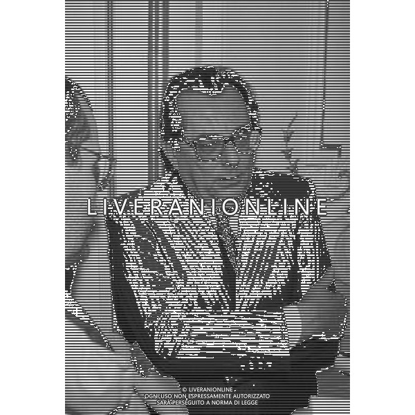 Affare Mondadori Editore S.p.a per accordo vendita delle azioni - Milano 1989 nella foto Vittorio Ripa di Meana © ARCHIVIO / AGENZIA ALDO LIVERANI SAS
