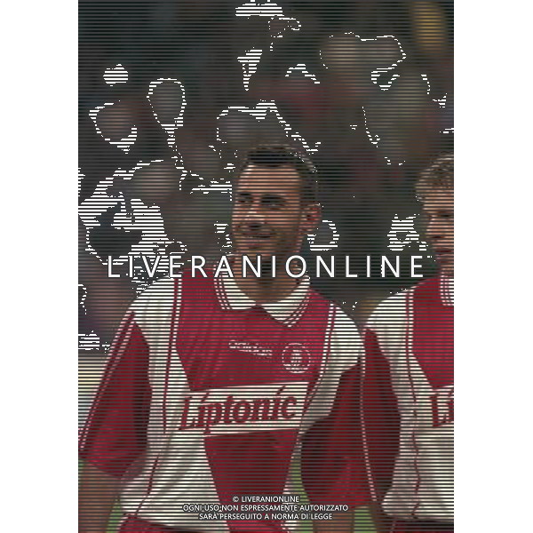 08-04-1997 MILANO- COPPA UEFA INTER MONACO NELLA FOTO LEGWINSKI SYLVAN AG ALDO LIVERANI SAS