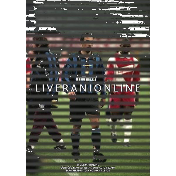 08-04-1997 MILANO- COPPA UEFA INTER MONACO NELLA FOTO YOURI DJORKAEFF AG ALDO LIVERANI SAS