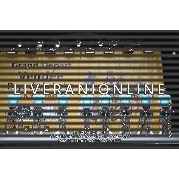 05-07-2018 Presentazione Squadre Tour De France 2018; 2018, Astana; La Roche Sur Yon; FOTO STEFANO SIROTTI-AG ALDO LIVERANI SAS