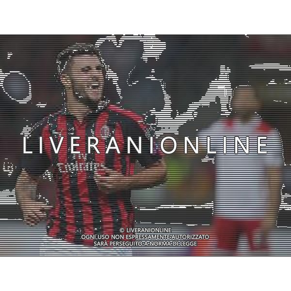 UEFA Europa League 2018/2019 Group Stage F Milano - 04.10.2018 Milan-Olympiacos Nella Foto:cutrone esulta secondo gol /Ph.Vitez-Ag. Aldo Liverani