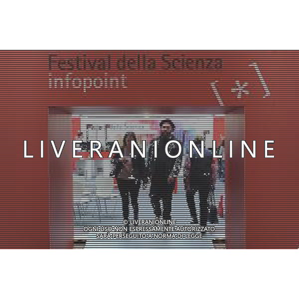 Genova Festival della Scienza 2018 Genova (Italia) - 26.10.2018 Festival della Scienza 2018 Nella Foto: Infopoint a Palazzo Ducale /Ph.Cebrelli-Ag. Aldo Liverani