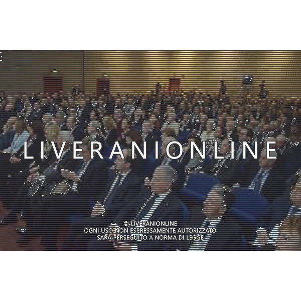 La Platea, assemblea UBI banca , Bergamo 12 aprile 2019. Ph Fotolive Filippo Venezia / AGENZIA ALDO LIVERANI SAS