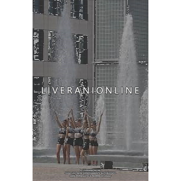 RIMINI 26/06/2019 - Ginnastica in Festa 2019 - nella foto: atlete all\'ingresso della fiera ©Claudio Zamagni/Agenzia Aldo Liverani / AGENZIA ALDO LIVERANI SAS