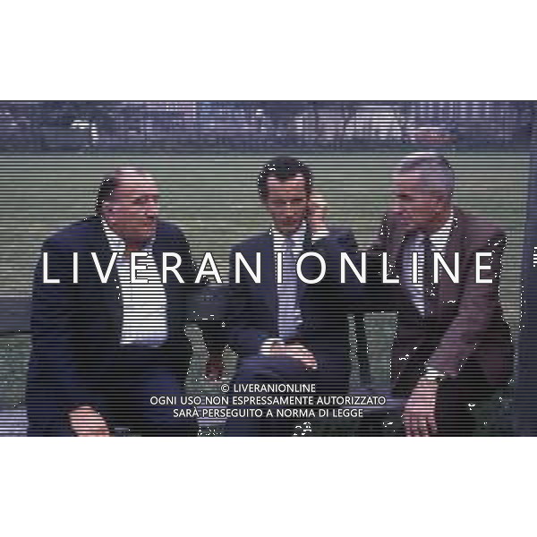 EDOARDO AGNELLI - Retrospettiva Nella foto con Cestmír Vycpalek e Remo Giordanetti vicepresidente Juventus nel 1986-1987 ©Archivio / AGENZIA ALDO LIVERANI SAS