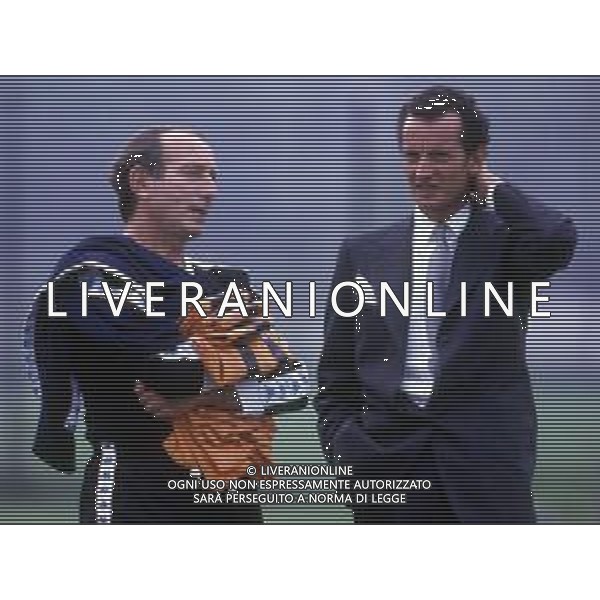 EDOARDO AGNELLI - Retrospettiva Nella foto con l\'allenatore della Juventus Rino Marchesi nel 1986-1987 ©Archivio / AGENZIA ALDO LIVERANI SAS