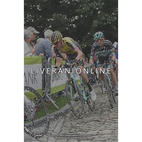 18-08-2019 Binckbank Tour; Tappa 07 Saint Pieters Leeuw - Geraardsbergen; 2019, Jumbo - Visma; De Plus, Laurens; Muro Di Grammont; ©SIROTTI / AGENZIA ALDO LIVERANI SAS