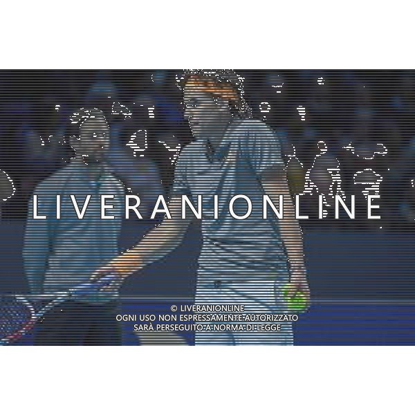 Internazionali di Tennis Londra, Italia 13/11/2019 Nitto ATP Final Novak Đokovic Vs Dominic Thiem - ( Dominic Thiem ) Nella foto: Domiciliarie Thiem (AUT)