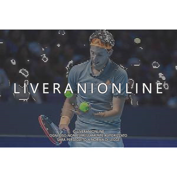 Internazionali di Tennis Londra, Italia 13/11/2019 Nitto ATP Final Novak Đokovic Vs Dominic Thiem - ( Dominic Thiem ) Nella foto: Domiciliarie Thiem (AUT)