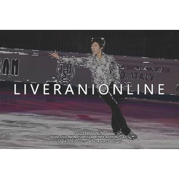 Ghiaccio Torino, Italia 08/12/2019 ISU Grand Prix of Figure Skating - Exhibition Gala Nella foto: Grand Prix of Figure Skating - Galˆ Shun Sato (Japan - 1th Junior Men) FOTO CLAUDIO BENEDETTO-ALESSIO MARINI-AG ALDO LIVERANI SAS