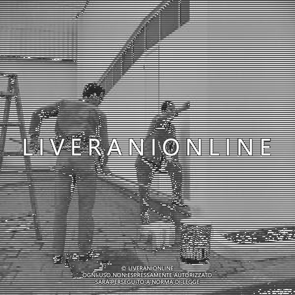Preparativi della 47ma Edizione della Fiera Campionaria di Milano 14-25 Aprile 1969 ©Archivio Giovanni Liverani / AGENZIA ALDO LIVERANI SAS
