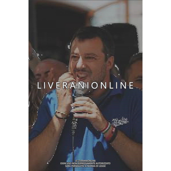 Politica Terracina, Terracina (Latina), Italia, 03 luglio 2020 Matteo Salvini in visita a Terracina Nella foto: Matteo Salvini A Terracina ,Il leader della Lega AG LM MEDIA-AG ALDO LIVERANI SAS