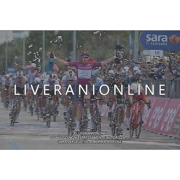 14-10-2020 Giro D\'italia; Tappa 11 Porto Sant Elpidio - Rimini; 2020, Groupama - Fdj; 2020, Bora - Hansgrohe; Demare, Arnaud; Sagan, Peter; Rimini; ©SIROTTI / AGENZIA ALDO LIVERANI SAS
