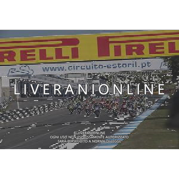 Round 8 Pirelli Estoril Round Race1 - World SuperBike - SBK, 17 October 2020 estoril, portugal, Italy Photo showing: Start ! - First Lap @LM/Otto Moretti/ AGENZIA ALDO LIVERANI SAS