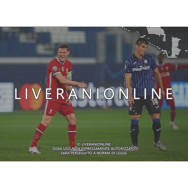 Atalanta-Liverpool Uefa Champions League 2020/2021 3a giornata Bergamo, 3 novembre 2020 Nella foto: James Milner e Ruslan Malinovskyi Ph. Soli - Ag. Aldo Liverani