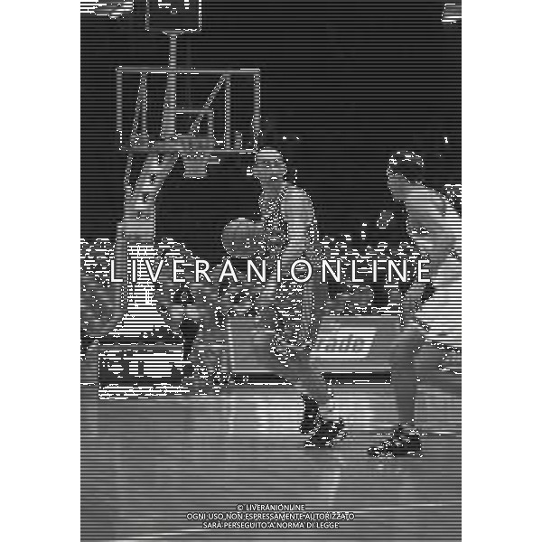1996-1997 MILANO FIBA EUROLEAGUE STEFANEL MILANO-CSKA MOSCA NELLA FOTO FLAVIO PORTALUPPI AG ALDO LIVERANI SAS