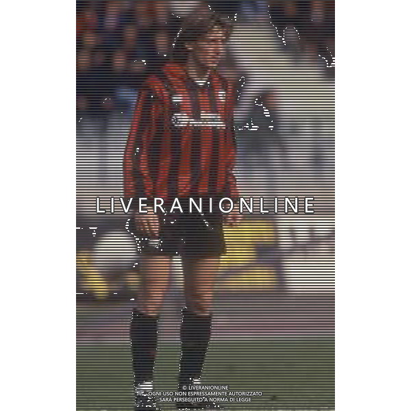 Giuseppe Signori, detto Beppe, calciatore italiano del Foggia, di ruolo attaccante Campionato 1991/1992 - Retrospettiva ©ARCHIVIO / AGENZIA ALDO LIVERANI SAS