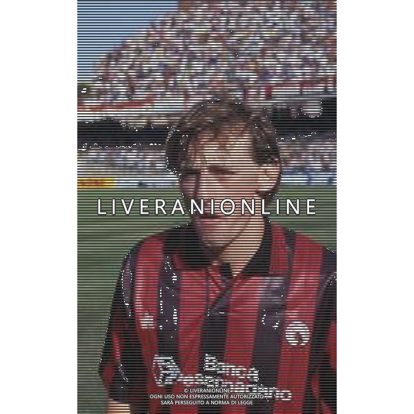 Giuseppe Signori, detto Beppe, calciatore italiano del Foggia, di ruolo attaccante Campionato 1991/1992 - Retrospettiva ©ARCHIVIO / AGENZIA ALDO LIVERANI SAS