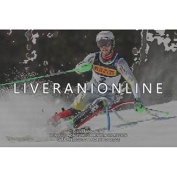 Luca Tedeschi/LM - 2021 FIS Alpine World SKI Championships - Slalom - Men - alpine ski race 21 February 2021 - Druscie, cortina (bl), Italy Photo showing: Sebastian FOSS-SOLEVAAG (NOR) @LM/Luca Tedeschi AG ALDO LIVERANI SAS