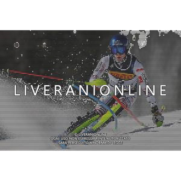 Luca Tedeschi/LM - 2021 FIS Alpine World SKI Championships - Slalom - Men - alpine ski race 21 February 2021 - Druscie, cortina (bl), Italy Photo showing: Clement NOEL (FRA) @LM/Luca Tedeschi AG ALDO LIVERANI SAS