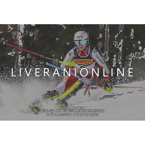 Luca Tedeschi/LM - 2021 FIS Alpine World SKI Championships - Slalom - Men - alpine ski race 21 February 2021 - Druscie, cortina (bl), Italy Photo showing: Adrian PERTL (AUT) @LM/Luca Tedeschi AG ALDO LIVERANI SAS