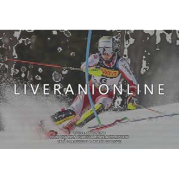 Luca Tedeschi/LM - 2021 FIS Alpine World SKI Championships - Slalom - Men - alpine ski race 21 February 2021 - Druscie, cortina (bl), Italy Photo showing: Manuel FELLER (AUT) @LM/Luca Tedeschi AG ALDO LIVERANI SAS