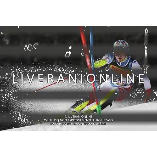 Luca Tedeschi/LM - 2021 FIS Alpine World SKI Championships - Slalom - Men - alpine ski race 21 February 2021 - Druscie, cortina (bl), Italy Photo showing: Daniel YULE (SUI) @LM/Luca Tedeschi AG ALDO LIVERANI SAS