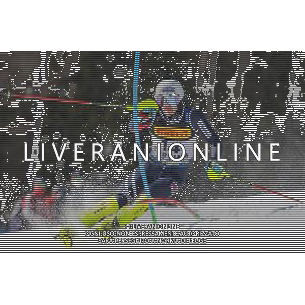 Luca Tedeschi/LM - 2021 FIS Alpine World SKI Championships - Slalom - Men - alpine ski race 21 February 2021 - Druscie, cortina (bl), Italy Photo showing: Dave RYDING (GBR) @LM/Luca Tedeschi AG ALDO LIVERANI SAS
