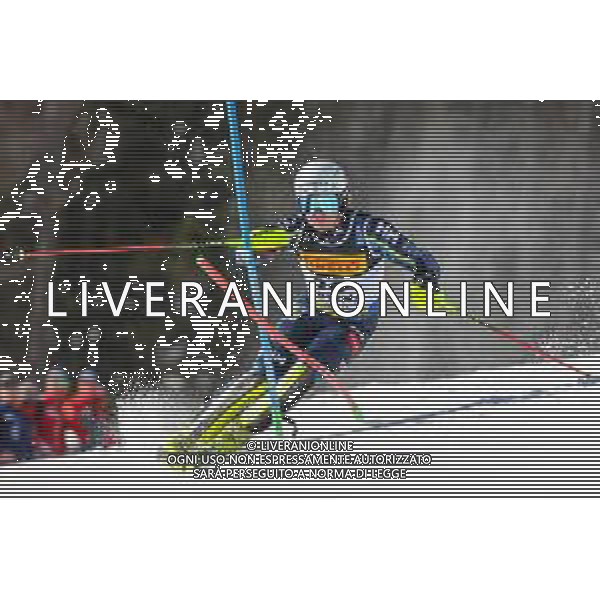 Luca Tedeschi/LM - 2021 FIS Alpine World SKI Championships - Slalom - Men - alpine ski race 21 February 2021 - Druscie, cortina (bl), Italy Photo showing: Kristoffer JAKOBSEN (SWE) @LM/Luca Tedeschi AG ALDO LIVERANI SAS