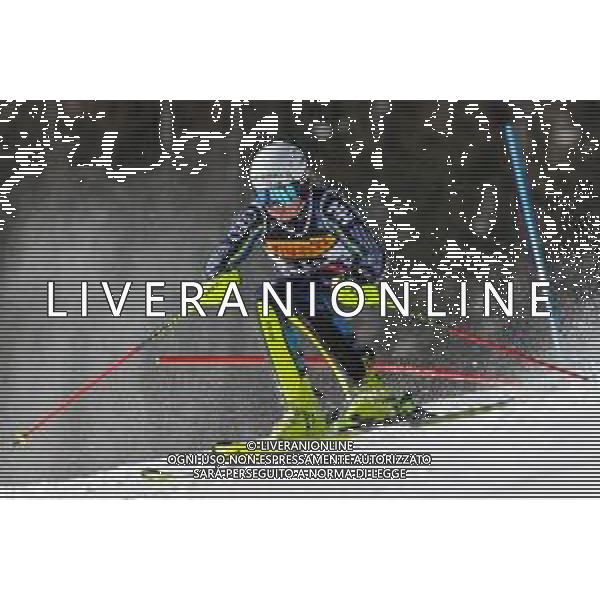 Luca Tedeschi/LM - 2021 FIS Alpine World SKI Championships - Slalom - Men - alpine ski race 21 February 2021 - Druscie, cortina (bl), Italy Photo showing: Kristoffer JAKOBSEN (SWE) @LM/Luca Tedeschi AG ALDO LIVERANI SAS