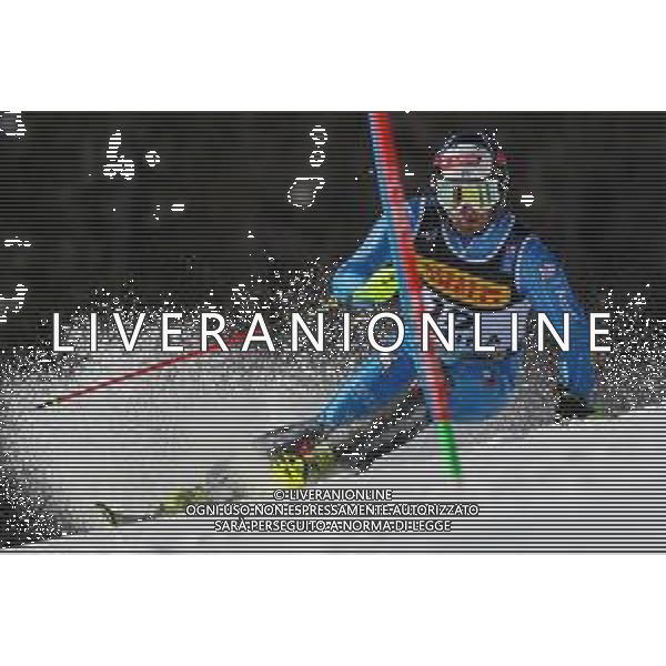 Luca Tedeschi/LM - 2021 FIS Alpine World SKI Championships - Slalom - Men - alpine ski race 21 February 2021 - Druscie, cortina (bl), Italy Photo showing: Manfred MOELGG (ITA) @LM/Luca Tedeschi AG ALDO LIVERANI SAS
