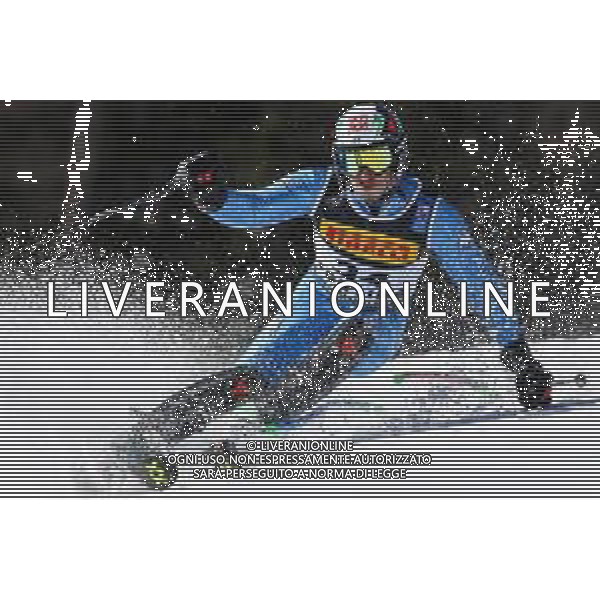 Luca Tedeschi/LM - 2021 FIS Alpine World SKI Championships - Slalom - Men - alpine ski race 21 February 2021 - Druscie, cortina (bl), Italy Photo showing: Stefano GROSS (ITA) @LM/Luca Tedeschi AG ALDO LIVERANI SAS