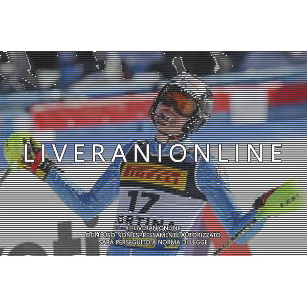 Luca Tedeschi/LM - 2021 FIS Alpine World SKI Championships - Slalom - Men - alpine ski race 21 February 2021 - Druscie, cortina (bl), Italy Photo showing: Alex VINATZER (ITA) @LM/Luca Tedeschi AG ALDO LIVERANI SAS