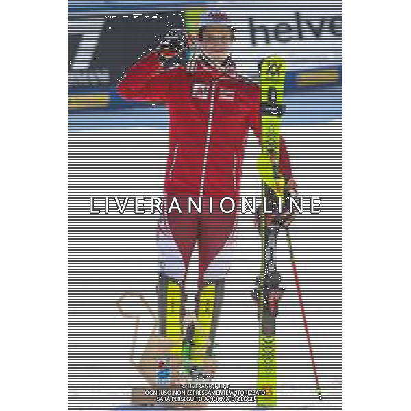 Luca Tedeschi/LM - 2021 FIS Alpine World SKI Championships - Slalom - Men - alpine ski race 21 February 2021 - Druscie, cortina (bl), Italy Photo showing: Adrian PERTL (AUT) silver medal @LM/Luca Tedeschi AG ALDO LIVERANI SAS