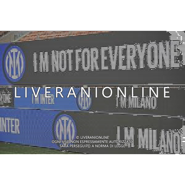 nuovo logo Inter Inter vs Sassuolo Campionato Serie A TIM - recupero 28a giornata Milano 07-04-2021 Stadio Giuseppe Meazza - San Siro foto Roberto Garavaglia/ag. Aldo Liverani sas / AGENZIA ALDO LIVERANI SAS