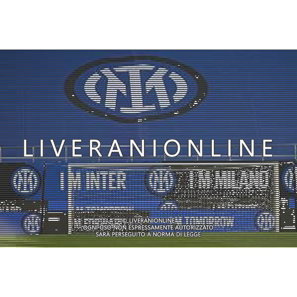 nuovo logo Inter Inter vs Sassuolo Campionato Serie A TIM - recupero 28a giornata Milano 07-04-2021 Stadio Giuseppe Meazza - San Siro foto Roberto Garavaglia/ag. Aldo Liverani sas / AGENZIA ALDO LIVERANI SAS