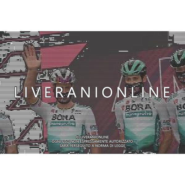 09-05-2021 Giro D\'italia; Tappa 02 Stupinigi - Novara; 2021, Bora - Hansgrohe; Sagan, Peter; Buchmann, Emanuel; Stupinigi; ©SIROTTI / AGENZIA ALDO LIVERANI SAS