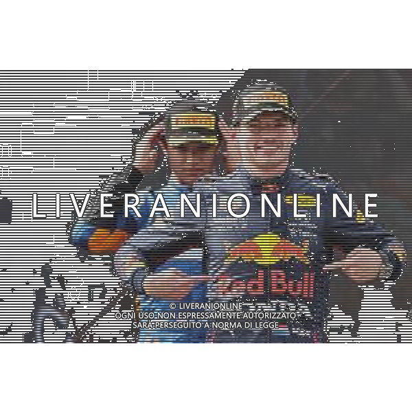 Max Verstappen (NLD), Red Bull Racing and Lando Norris (GBR), McLaren F1 Team 04.07.2021. Formula 1 World Championship, Rd 9, Austrian Grand Prix, Spielberg, Austria, Race Day. - www.xpbimages.com, EMail: requests@xpbimages.com ¬© Copyright: Charniaux / XPB Images/AGENZIA ALDO LIVERANI SAS - ITALY ONLY -EDITORIAL USE ONLY
