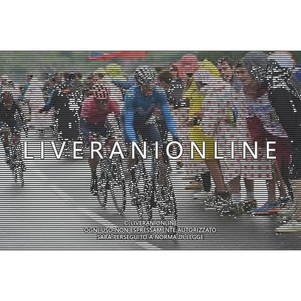 04-07-2021 Tour De France; Tappa 09 Cluses - Tignes; 2021, Movistar; 2021, Ef Education - Nippo; Mas, Enric; Uran, Rigoberto; Tignes; ©SIROTTI/AGENZIA ALDO LIVERANI SAS