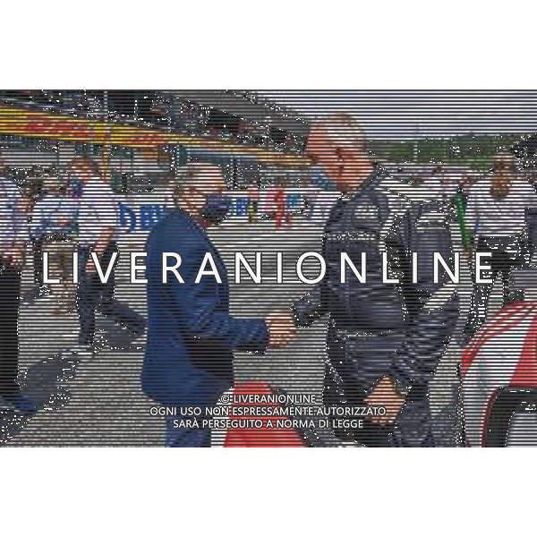 (L to R): Jean Todt (FRA) FIA President with Richard Darker (GBR) FIA Observer on the grid. 04.07.2021. Formula 1 World Championship, Rd 9, Austrian Grand Prix, Spielberg, Austria, Race Day. - www.xpbimages.com, EMail: requests@xpbimages.com © Copyright: FIA Pool Image for Editorial Use Only/AG. ALDO LIVERANI SAS - ITALY ONLY - EDITORIAL USE ONLY