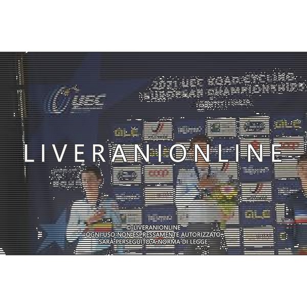 08-09-2021 European Championships Cronometro Junior; 2021, Belgium; Uijtdebroeks, Cian; Segaert, Alec; Trento; ©SIROTTI/AGENZIA ALDO LIVERANI SAS