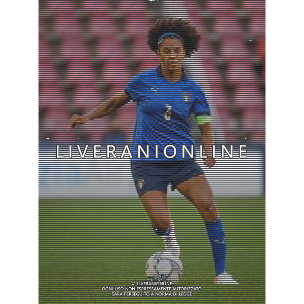 GriffoniE/LMedia - Women&#39;s World Cup 2023 Qualifiers - Italy vs Moldova - FIFA World Cup 17 September 2021 - Nereo Rocco stadium, Trieste, Italy Photo showing: Sara Gama (Italy) @GriffoniE/LMedia AG ALDO LIVERANI SAS