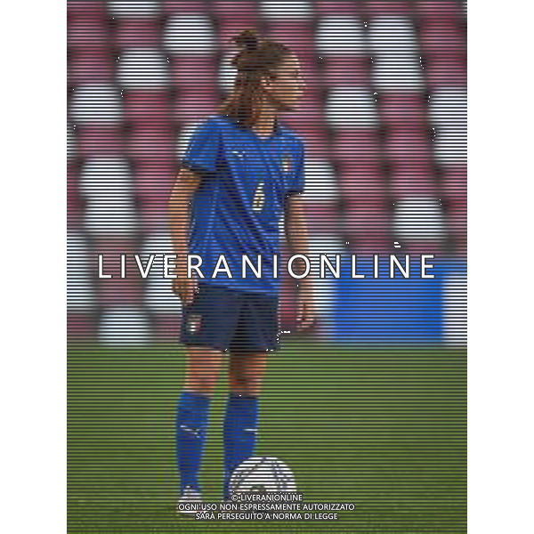 GriffoniE/LMedia - Women&#39;s World Cup 2023 Qualifiers - Italy vs Moldova - FIFA World Cup 17 September 2021 - Nereo Rocco stadium, Trieste, Italy Photo showing: Manuela Giuliano (Italy) @GriffoniE/LMedia AG ALDO LIVERANI SAS